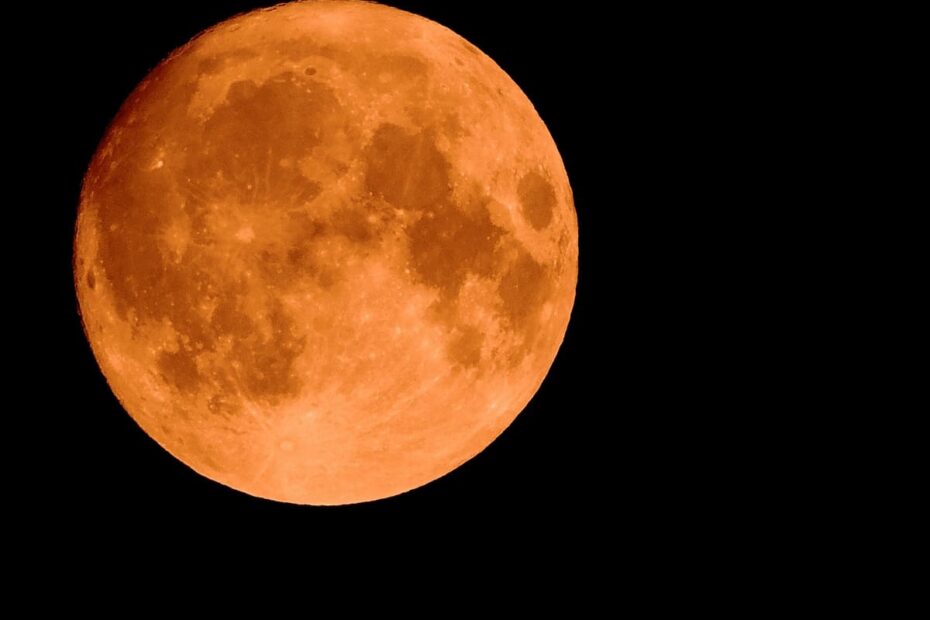 Orange moon biblical meaning